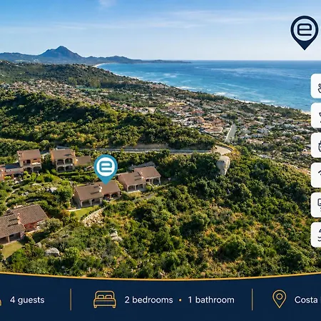 Holiday home Estay - Euhouse - Seaview - Aircon - Parking Costa Rei